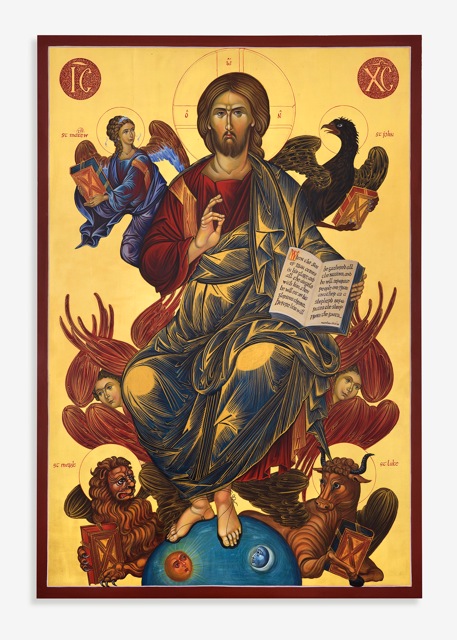 Icon of Jesus Christ Just Judge by Marchela&nbsp;Dimitrova